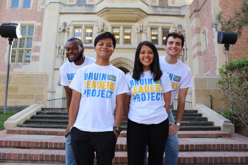 Bruin Leaders Project students in front of Kerkhoff
